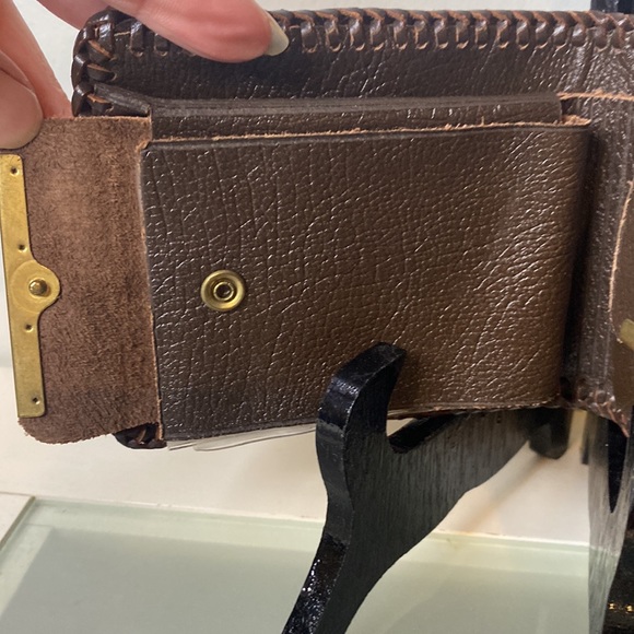 Vintage Tooled Leather Wallet FLORAL BOTANICAL Wallet with Coin Pouch 1960/1970 - Picture 7 of 15